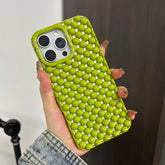 Green Pearl Hollow TPU Phone Case